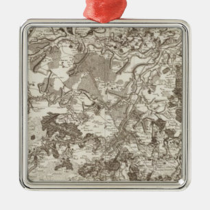 Poitiers Metal Tree Decoration