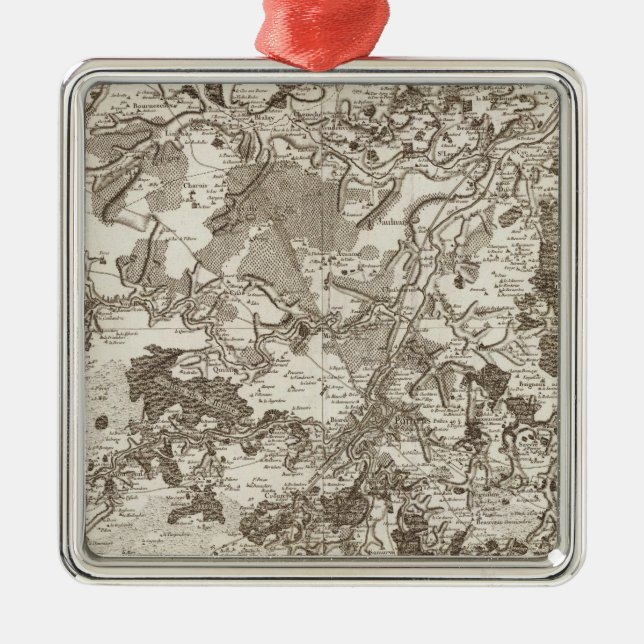 Poitiers Metal Tree Decoration (Front)