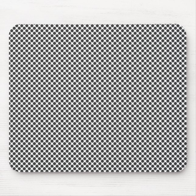 PokaDot Print Mouse Pad (Front)