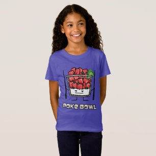 Poke bowl Hawaii raw fish salad chopsticks aku T-Shirt