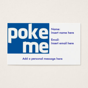 Poke Me on Facebook
