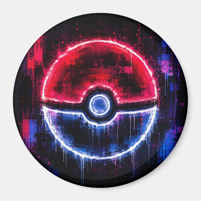 Pokéball Art Magnet (Front)