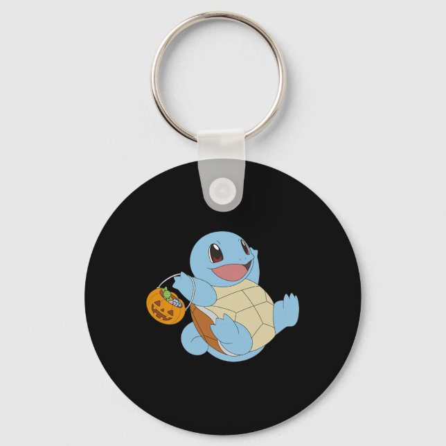 Pokémon Halloween Squirtle With His Trick Or Treat Key Ring (Front)