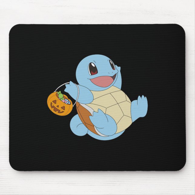 Pokémon Halloween Squirtle With His Trick Or Treat Mouse Pad (Front)