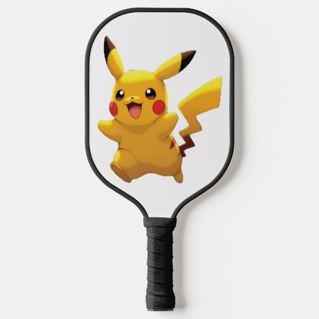 Pokémon und seine Treue Freunde T-Shirt Pickleball Paddle (Front)