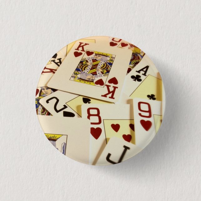POKER 3 CM ROUND BADGE (Front)