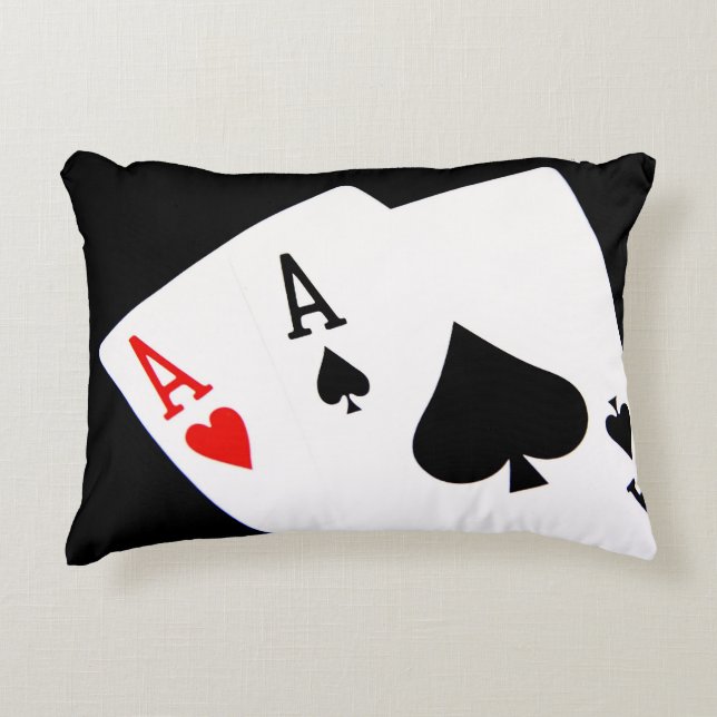 Poker Accent Pillow (Front)