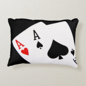 Poker Accent Pillow (Back)