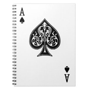 Poker Ace Card Notebook