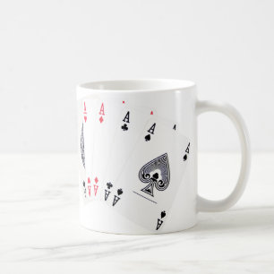 Poker aces ... English tea mug