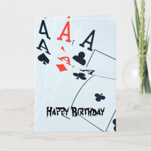 Poker_Aces,_Happy Bithday_Greeting_Card Card