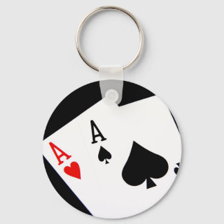 Poker Aces Keychain