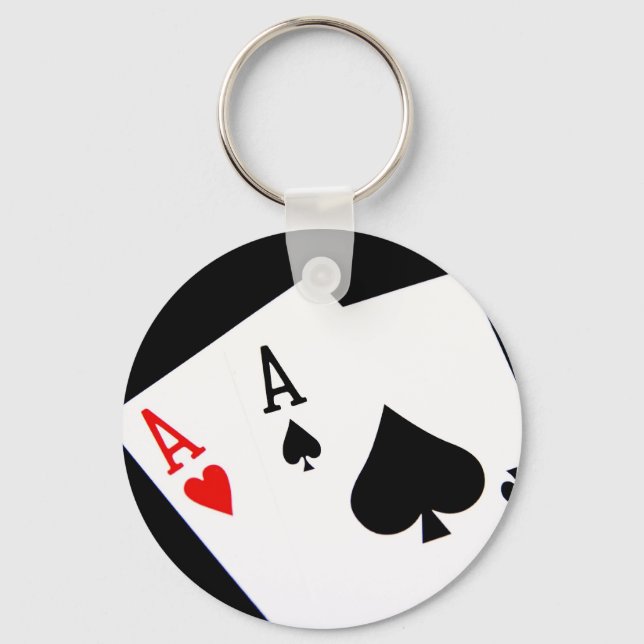 Poker Aces Keychain (Front)