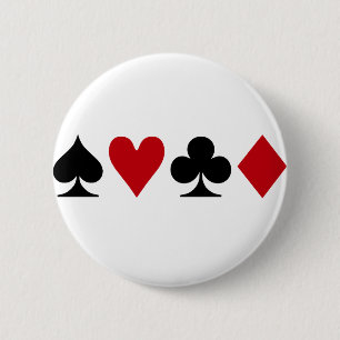 Poker Addict 6 Cm Round Badge