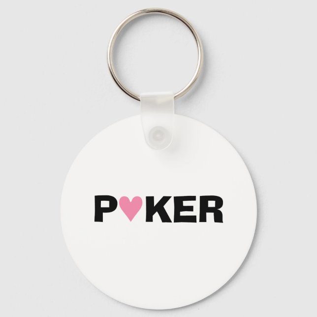Poker Addict Key Ring (Front)