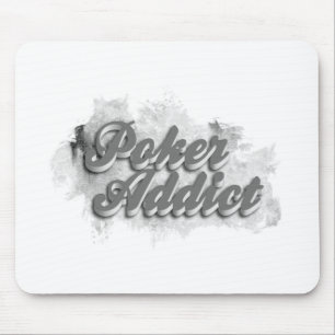 Poker addict mouse pad