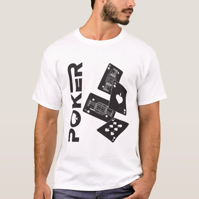 Poker Card Game Gambling Casino Wear  T-Shirt (Front)