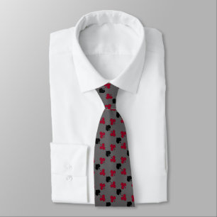 Poker Card Game  Neck Tie