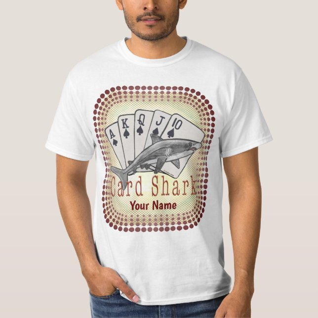 Poker Card Shark T-Shirt (Front)