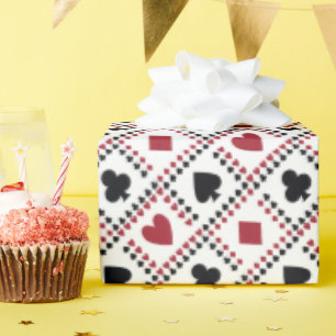 Poker Card Theme Wrapping Paper