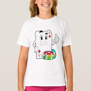 Poker card with Poker chips T-Shirt