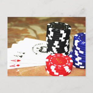 Poker Cards Aces Chips Gambling Casino Win Game