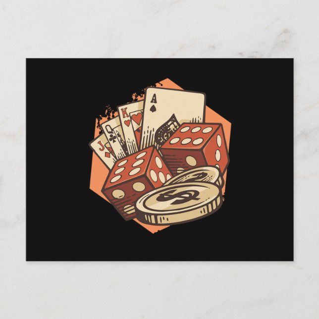 Poker Cards Chips Casino Gambling Cards Player Gif (Front)