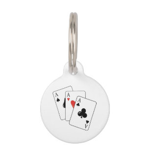 Poker Cards Pet Tag