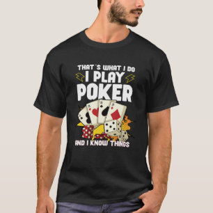 Poker Casino Poker Player Gambling Roulette  1 T-Shirt