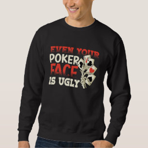 Poker Casino Poker Player Gambling Roulette Retire Sweatshirt