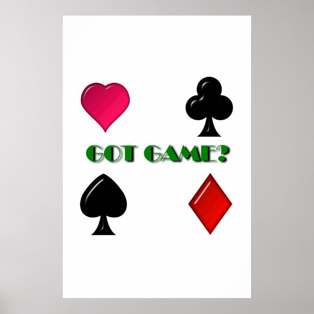 POKER CHAMPION POSTER "GOT GAME" (Front)