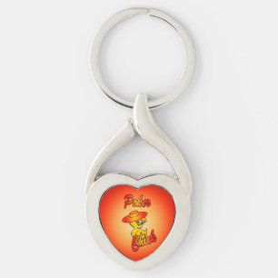 Poker Chick #5 Key Ring