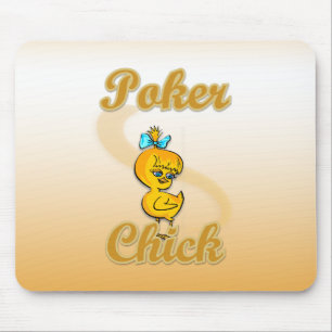 Poker Chick Mouse Pad