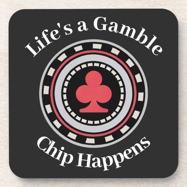 Poker Chip Coaster (Front)