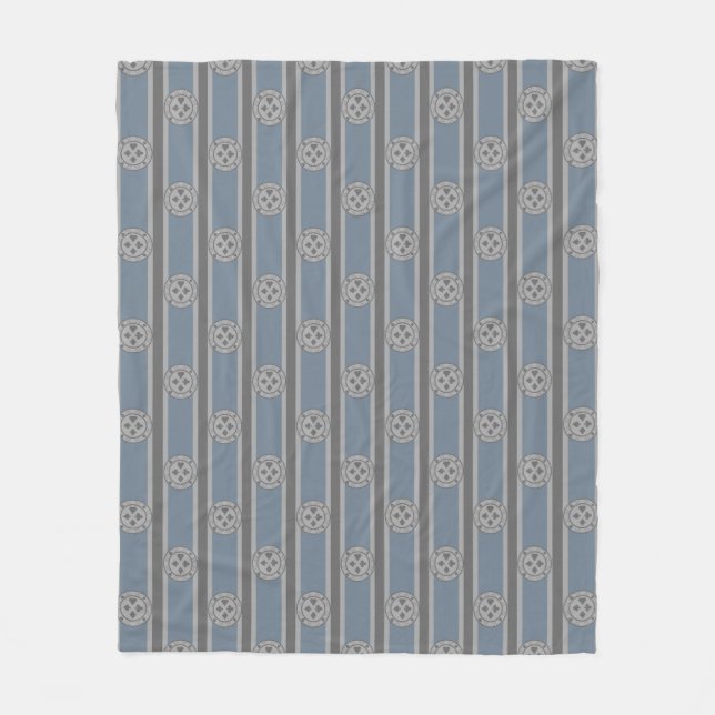 Poker Chip Fleece Blanket (Front)