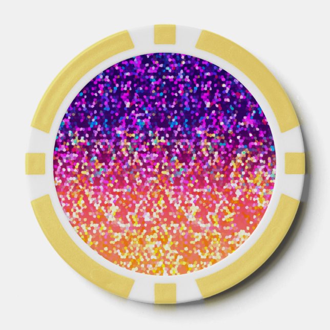 Poker Chip Glitter Graphic (Front)