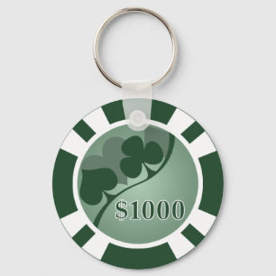 Poker Chip Keychain