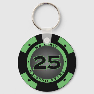 Poker Chip Keychain
