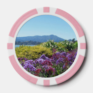Poker Chip Mt Tamalpais Purple Flowers