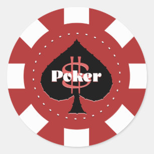 Poker Chip Stickers