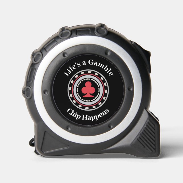 Poker Chip Tape Measure 1 (Front)