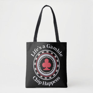 Poker Chip Tote Bag