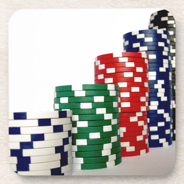 Poker Chips Coaster (Front)