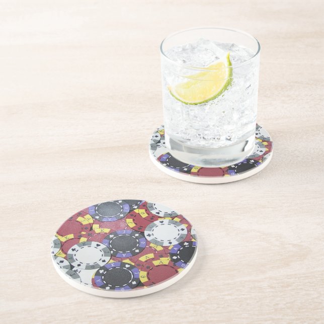 Poker Chips Coaster (Side)
