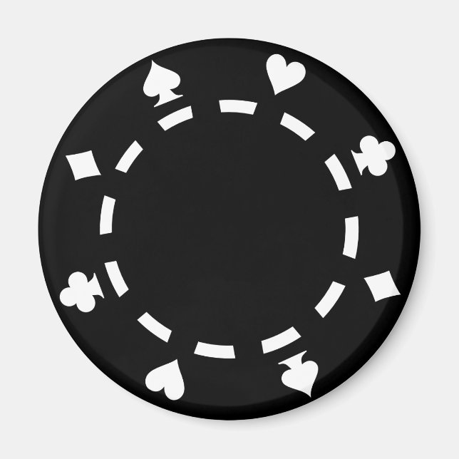 Poker chips magnet (Front)