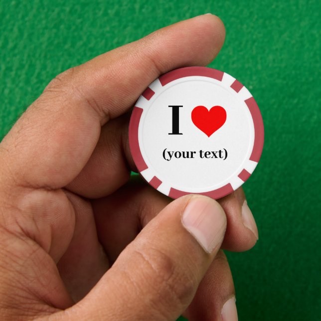 Poker Chips - Personalised - Add Image / Text (Hand)