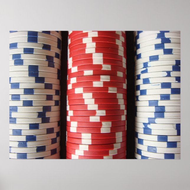 Poker Chips Poster (Front)