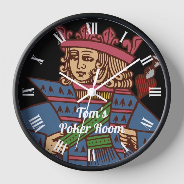 Poker Clock - Customisable - King (Front)