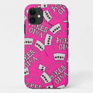 Poker Diva Poker Chips Case-Mate iPhone Case