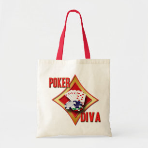 POKER DIVA TOTE BAG